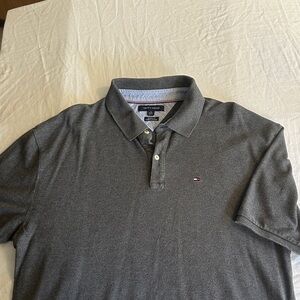 Tommy Hilfiger Charcoal Polo Shirt for Men